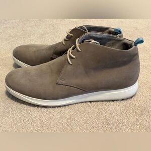 Kenneth Cole Mens 8.5 Rocketpod Nubuck Chukka Boots Gray Sneakers